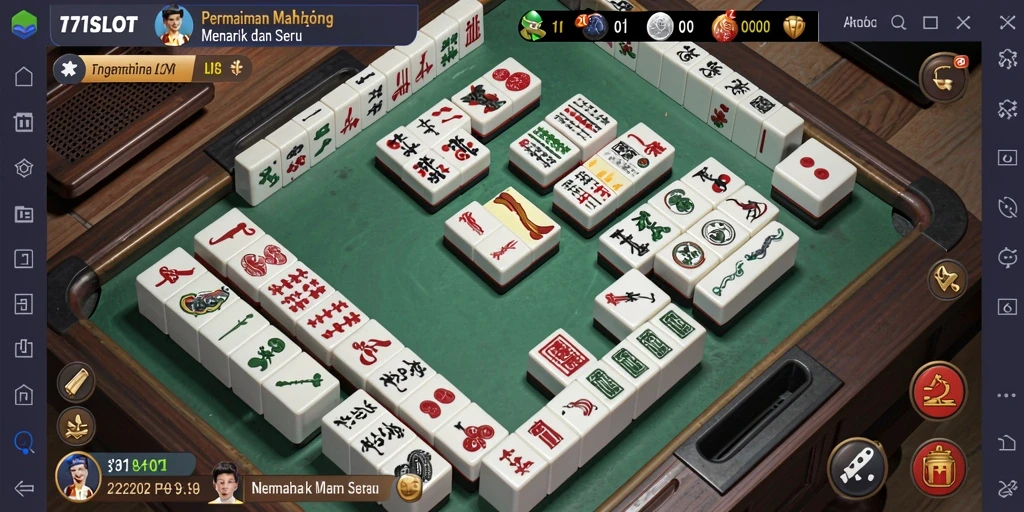 Tampilan gameplay seru di 171SLOT dengan Mahjong yang menantang.