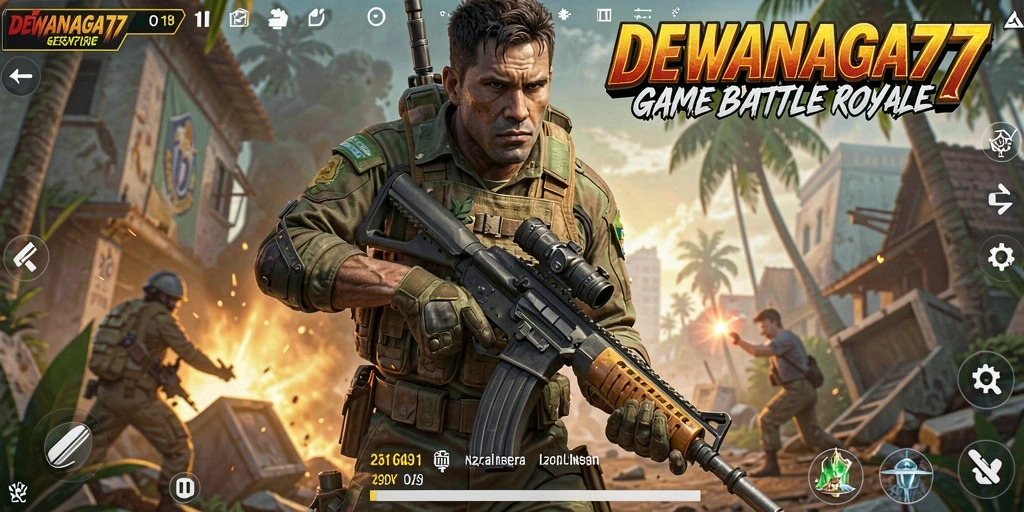 Tampilan gameplay DEWANAGA77 yang penuh aksi dan strategis.