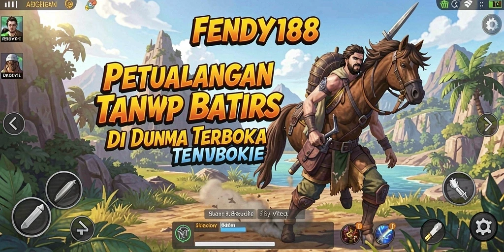 Screenshot gameplay FENDY188 menampilkan dunia terbuka yang hidup.
