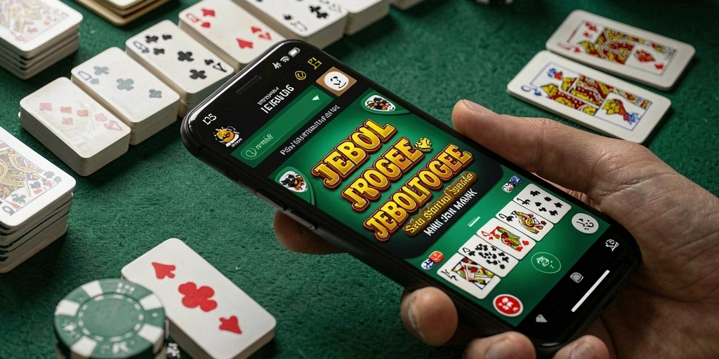 Screenshot gameplay JEBOLTOGEL yang menunjukkan keseruan permainan Domino.