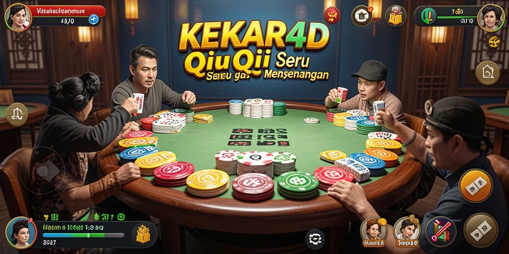 Tampilan gameplay QiuQiu yang menarik dan seru di KEKAR4D.