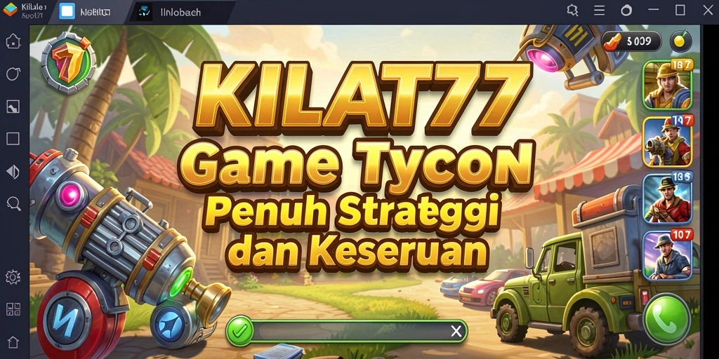 Screenshot KILAT77 menampilkan momen seru dalam gameplay Tycoon.