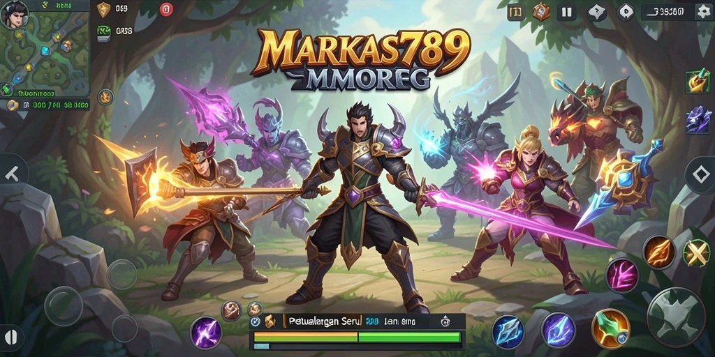 Tampilan gameplay seru dalam petualangan MARKAS789.