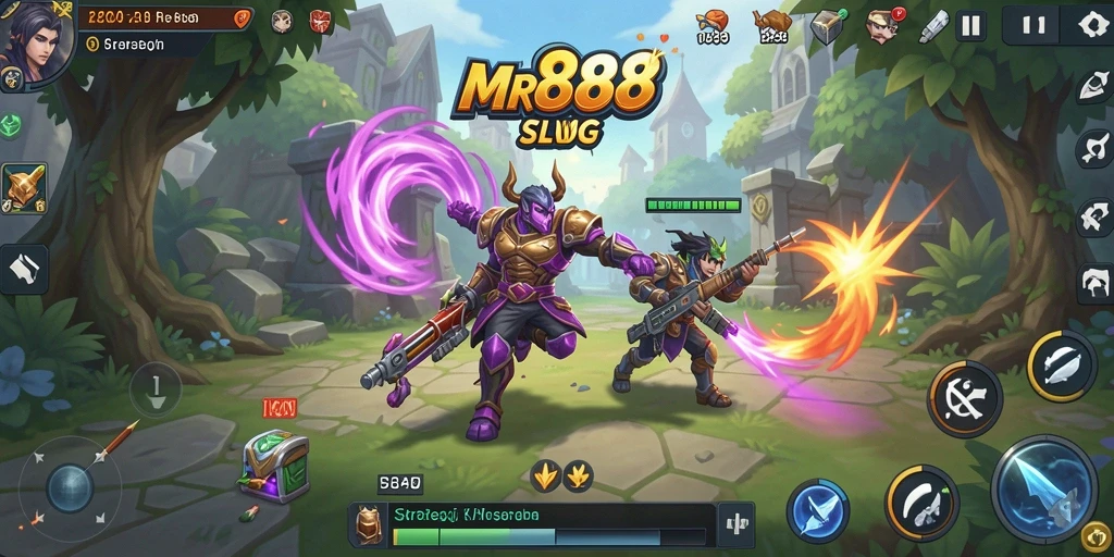 Tampilan gameplay menarik dan interaktif di MR888.