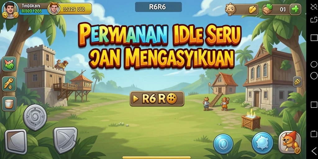 Tampilan gameplay R6R6 yang santai dan menarik.