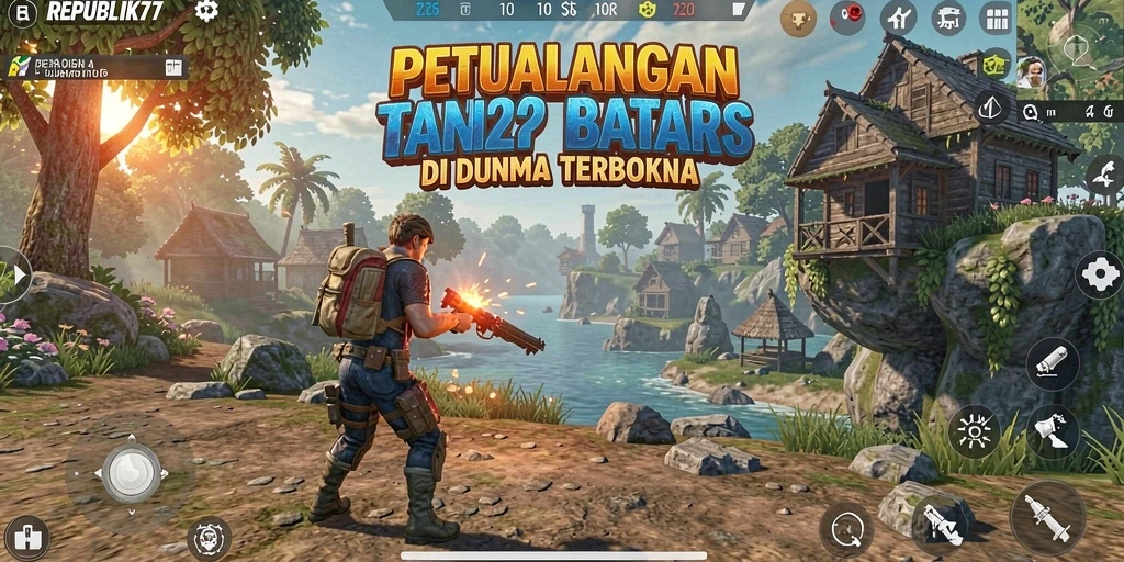 Gameplay seru di dunia terbuka REPUBLIK77