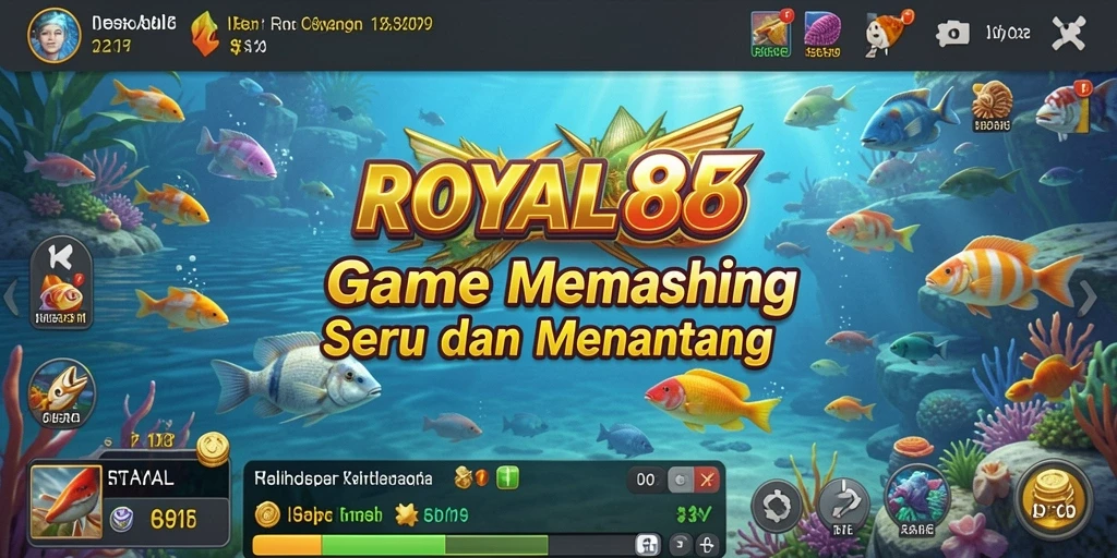 Gameplay seru memancing di <strong>ROYAL88</strong> dengan grafis menawan.
